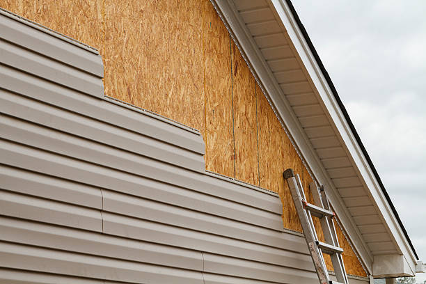 Professional Vinyl Siding technician working in McLeansville, NC